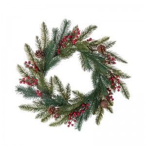 DY1-6208 Natal Hiasan Natal wreath kualitas High hiasan festive