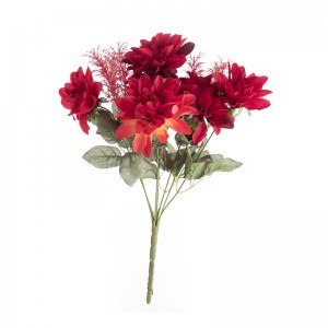 DY1-4571 mākslīgo ziedu pušķis Dāliju vairumtirdzniecība svētku rotājumi