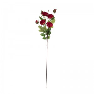 گل مصنوعی گل رز چینی MW69512 مرکز عروسی محبوب