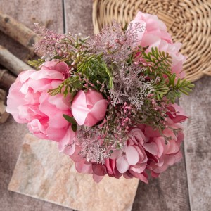 DY1-3816 مصنوعی پھولوں کا گلدستہ پیونی اعلیٰ معیار کی شادی کی سجاوٹ