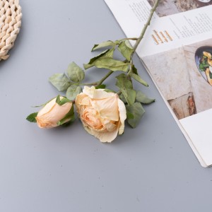 DY1-4515 Rosa de flores artificiales Fondo de parede de flores de alta calidade