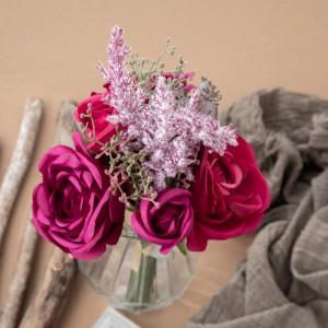 DY1-4555 Bouquet Rose Flower Saorga Soláthar Bainise Ardchaighdeáin
