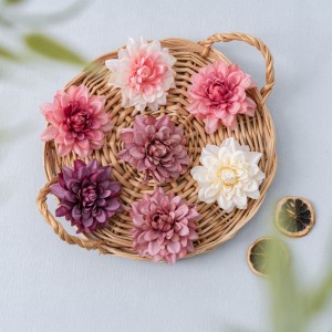 MW07304 Kepala Bunga Dahlia Buatan Dekorasi Bunga Sutra Karangan Bunga DIY Aksesori Karangan Bunga untuk Dekorasi Pesta Pernikahan Rumah