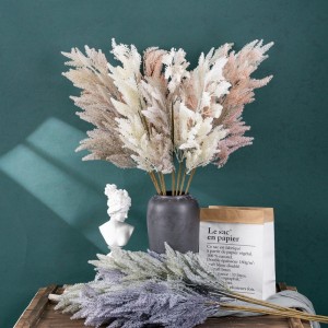MW09111 Long Branch Flocked Sage Leaf Branch for Home Office Flowers Bouquet Κεντρική διακόσμηση γάμου
