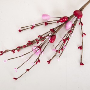 CL02001 Love Berry Gałęzie PE Sztuczna dekoracja kwiatowa DIY do domu Dekoracja na przyjęcie ślubne Wydarzenie walentynkowe
