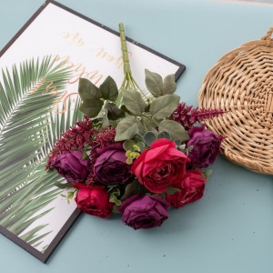 DY1-4539 Ramo de flores artificiales Rosa Centros de mesa de boda de alta calidade