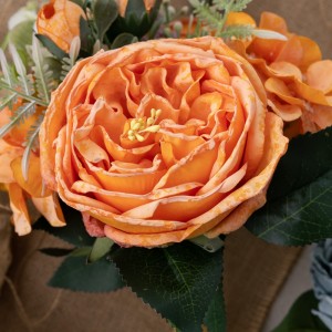 MW55749 Bouquet Flower Artificial Rose Sgeadachadh pòsaidh gàrraidh fìor