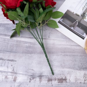 CL86503 Artificial Ruva Bouquet Rose Wholesale Wedding Centerpieces