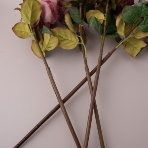 MW24904 Flor decorativa de la venta directa de la fábrica de Rose de la flor artificial