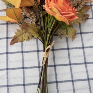 DY1-5896 कृत्रिम फूलों का गुलदस्ता गुलाब सस्ते वेडिंग सेंटरपीस