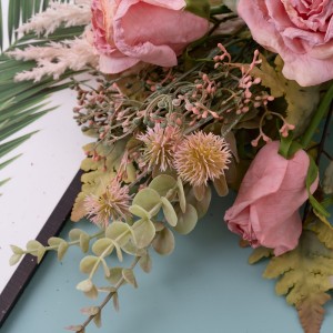 DY1-5303 ดอกไม้ประดิษฐ์ช่อดอกไม้กุหลาบขายส่งอุปกรณ์จัดงานแต่งงาน