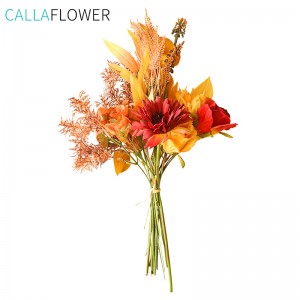 YC1061 Decoración de voda barata por xunto Flores de boa calidade Bouquet de flores de peonías artificiais de voda