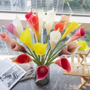 MW01511 Craft-ის მიწოდება calla lily ხელოვნური ყვავილების საქორწილო ფესტივალის გაფორმება ქარხნული ფასით