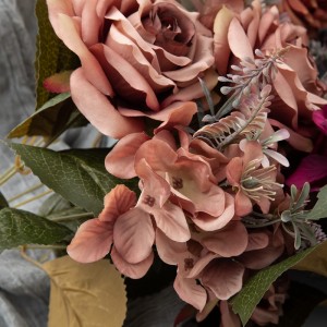 CL04511 Kunstig blomsterbukett Rose Nytt design dekorative blomster og planter