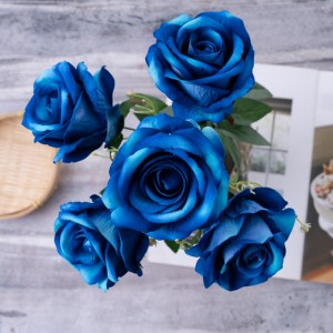 CL86504 Artificial Flower Bouquet Rose Hot Selling Garden Wedding Ado