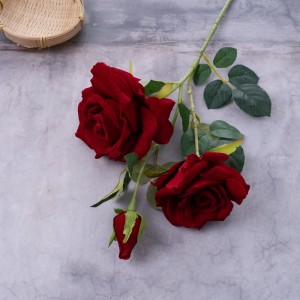 MW03504 مصنوعی پھول گلاب گرم، شہوت انگیز فروخت شادی کے مرکز کے ٹکڑے
