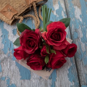 DY1-4549 Artificial Flower Bouquet Rose Factory Yakananga Sale Wedding Supply
