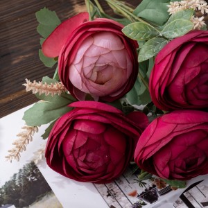DY1-4581 Buket Bunga Buatan Ranunculus Dekorasi Pernikahan Taman Populer