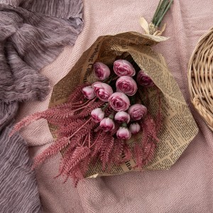 DY1-5219 ດອກໄມ້ທຽມ bouquet Ranunculus ທີ່ນິຍົມການສະຫນອງການແຕ່ງງານ