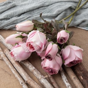 DY1-5520 Trandafir cu flori artificiale de vânzare fierbinte pentru decorațiuni de nuntă pentru grădină