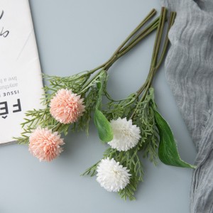 DY1-6083 Buqetë me lule artificiale strobile me shitje të nxehta Qendër dasmash
