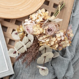 DY1-6303 dirbtinių gėlių puokštė hortenzija Aukštos kokybės vestuvių reikmenys
