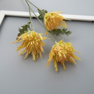 CL51523 Flor Artificial Planta Clematis Decoração de Casamento de Jardim de Alta Qualidade