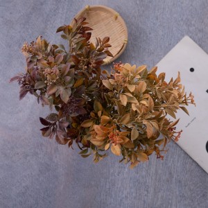 CL11508 Mākslīgo puķu augu lapas Lēti dekoratīvie ziedi un augi