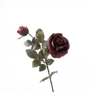 CL51503 פרח מלאכותי ורד במפעל מכירה ישירה מרכזי חתונה