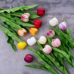 MW08519 Tulipán de flores artificiales Regalo realista de San Valentín
