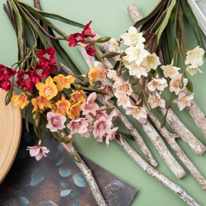 DY1-3236 Bouquet di fiori artificiali Narcissus Fornitura di matrimoniu populari