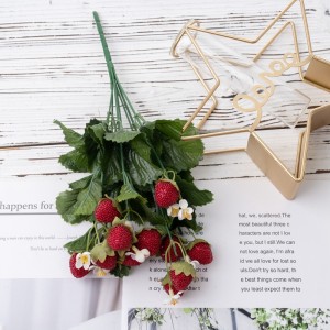 DY1-3610 Artificial Flower Plant Strawberry Realistic Party Decoration