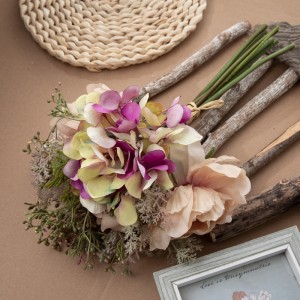 DY1-3816 مصنوعی پھولوں کا گلدستہ پیونی اعلیٰ معیار کی شادی کی سجاوٹ