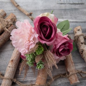 DY1-5677 Artificial Flower Bouquet Rose Popular Festive Decorations