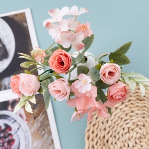 MW55743 Букет от изкуствени цветя Роза Реалистична сватбена украса