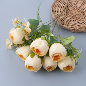 MW31513 Bouquet di fiori artificiali Rose Factory Vendita diretta Garden Decoration Wedding