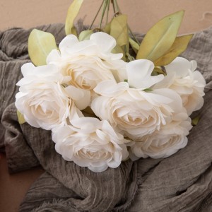 DY1-4595 Künstlicher Blumenstrauß Ranunkeln, realistisches Hochzeitszubehör