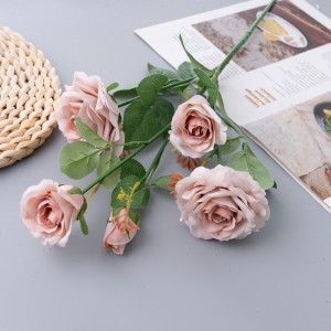 Rose artificielle DY1-5562, décoration de mariage, offre spéciale