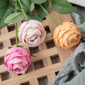 DY1-6300 Fiore artificiale Rosa Decorazione di nozze da giardino popolare