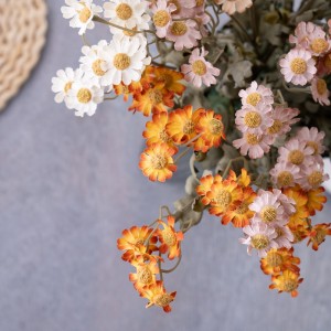 MW57505 Crisantemo de flores artificiales Telón de fondo de parede de flores de alta calidade