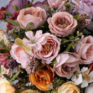 MW57510 Künstlicher Blumenstrauß Rose Heißverkaufte Seidenblumen
