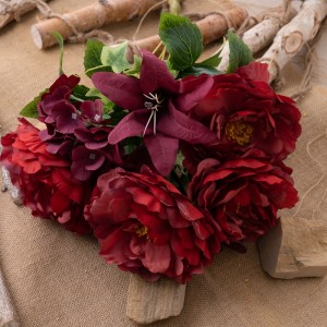 CL81506 Artificial Flower Bouquet Peony High quality Flower Wall Backdrop