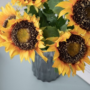 DY1-2192 Buchet de flori artificiale Floarea soarelui Decor realistă de petrecere