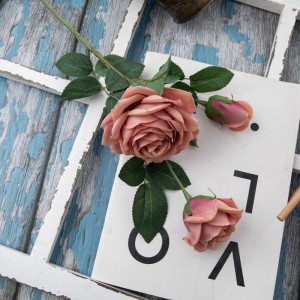 DY1-3504 Τεχνητό λουλούδι Τριαντάφυλλο Hot Selling Στολισμός Γάμου