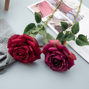 CL04502 Flor Artificial Rosa Popular Decoração de Casamento no Jardim