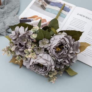 CL04512 Bouquet Kulîlkên Hunerî Peony New Design Wedding Supply