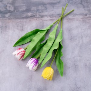 MW08518 Művirág Tulipán Valósághű dekoratív virágok és növények