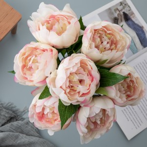 DY1-2195 Μπουκέτο Τεχνητό Λουλούδι Τριαντάφυλλο Υψηλής ποιότητας Εορταστικές Διακοσμήσεις