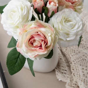 DY1-2564 זר פרחים מלאכותיים ורדים מרכזי חתונה ריאליסטיים