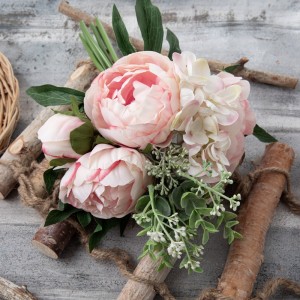 Bouquet de fleurs artificielles pivoine, nouveau Design, fleur décorative, DY1-3288